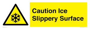 Caution Ice - Slippery Surface